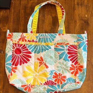 Jujube Super Be Floral Tote Bag, Beach, Diaper, Travel, Gym, New